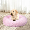 WINTER PLUSH ROUND PET BED